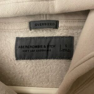 Abercrombie & Fitch Oversized Zip Up Pullover Hoodie Unidex